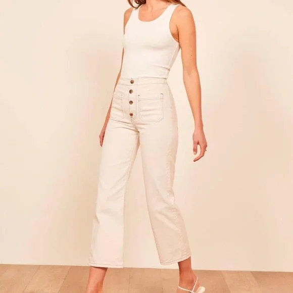 Reformation Jeans Reformation Eloise Wide Leg Jean Poshmark - Main Image